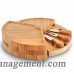 VonShef Bamboo Wood 4 Piece Cheese Board Set VNSH1296
